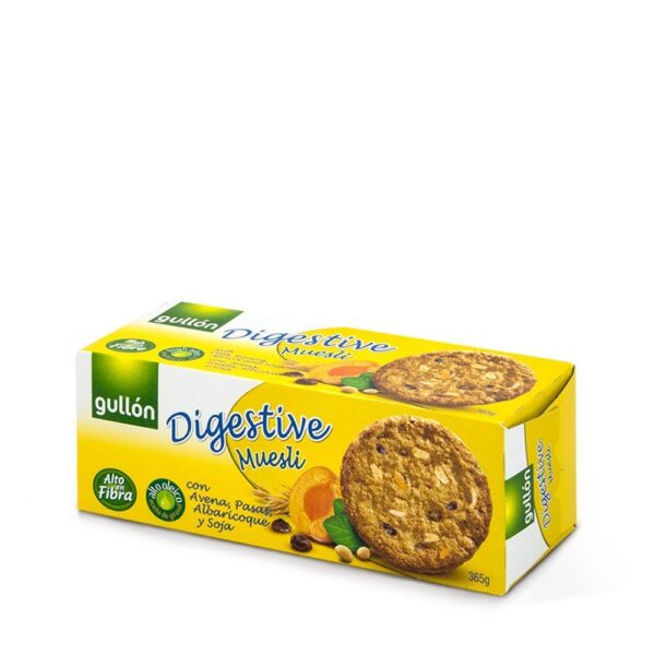 Digestive Muesli Bolachas com fibra, Bolachas com fibra e multi cereais integrais, Bolachas