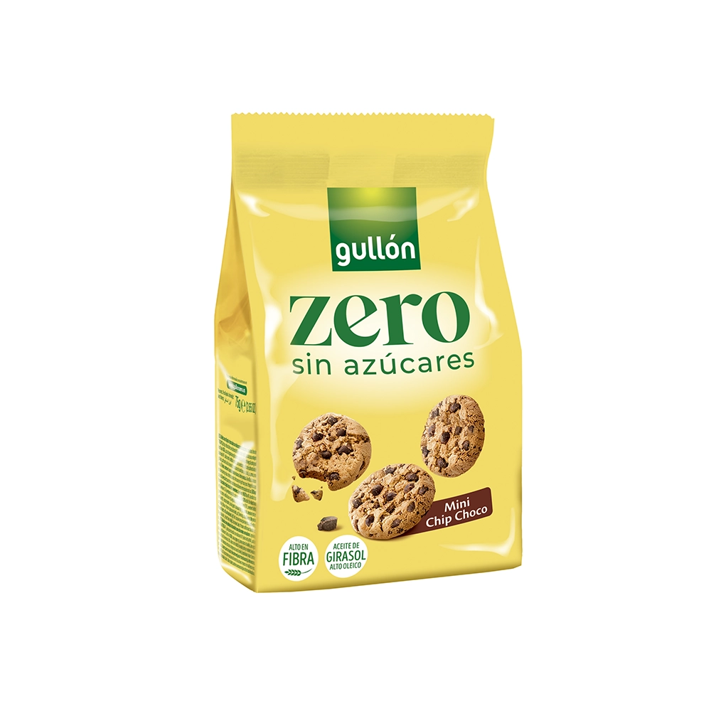 Bolachas Gullón Zero Sem Açucares Mini chip choco Bolachas Gullón Zero Sem Açucares Mini chip choco
