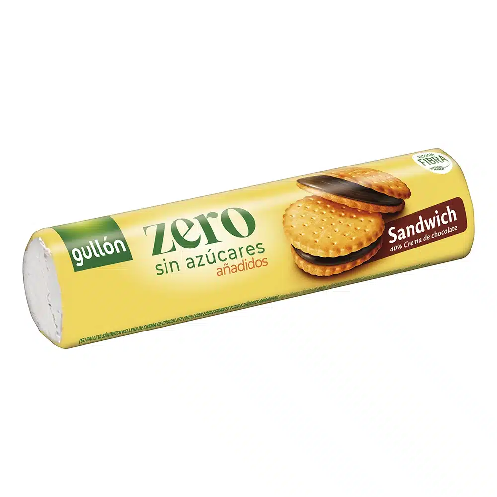 Galletas Gullón Zero Sin Azúcares Sandwich chocolate Galletas Gullón Zero Sin Azúcares Sandwich chocolate