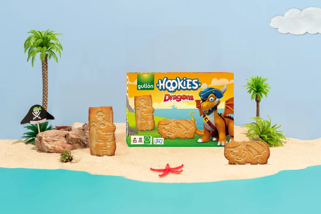 Hookies Bolachas Gullon-Dragons